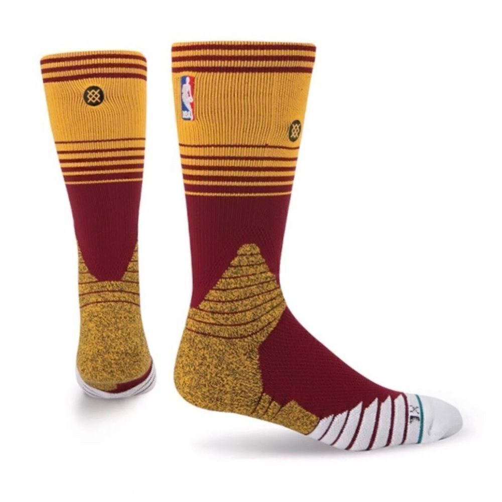 Stance Cleveland Cavaliers Cavs 559 Core Crew Sock Red Small